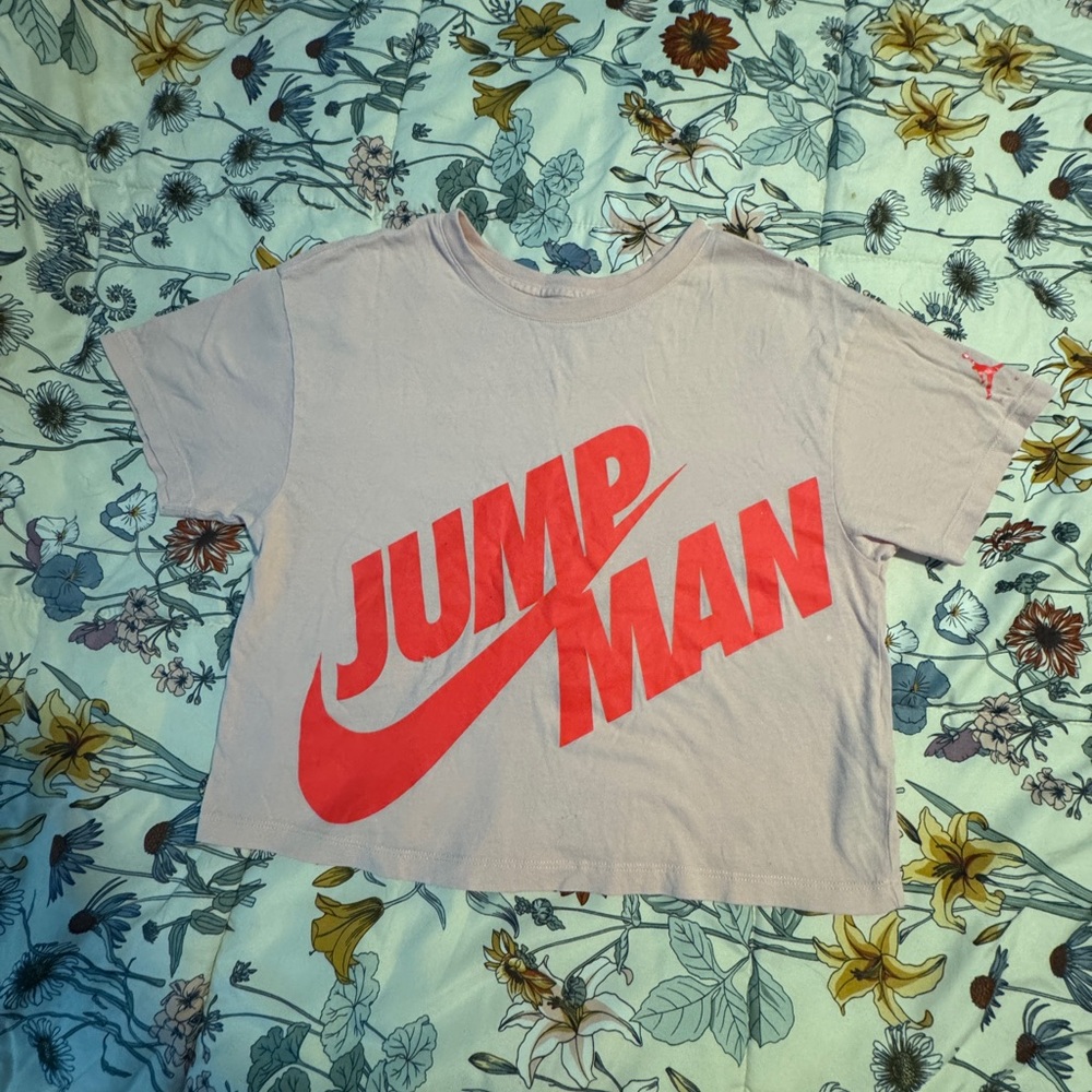 Jordan Kids Tee - Soft Pink with Bold pink Graphic